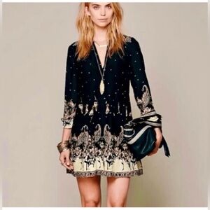 Free People Boho Print Dress